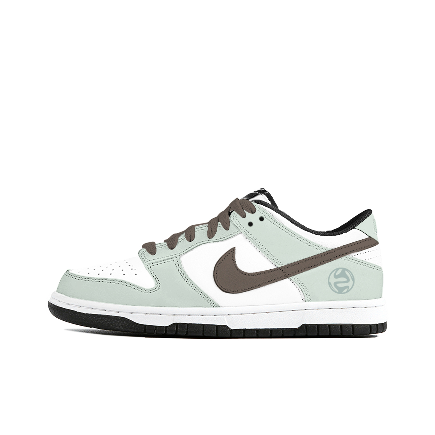 

Nike Детские кроссовки для скейтбординга Dunk Black с амортизацией и износостойкостью, низкие, для подростков