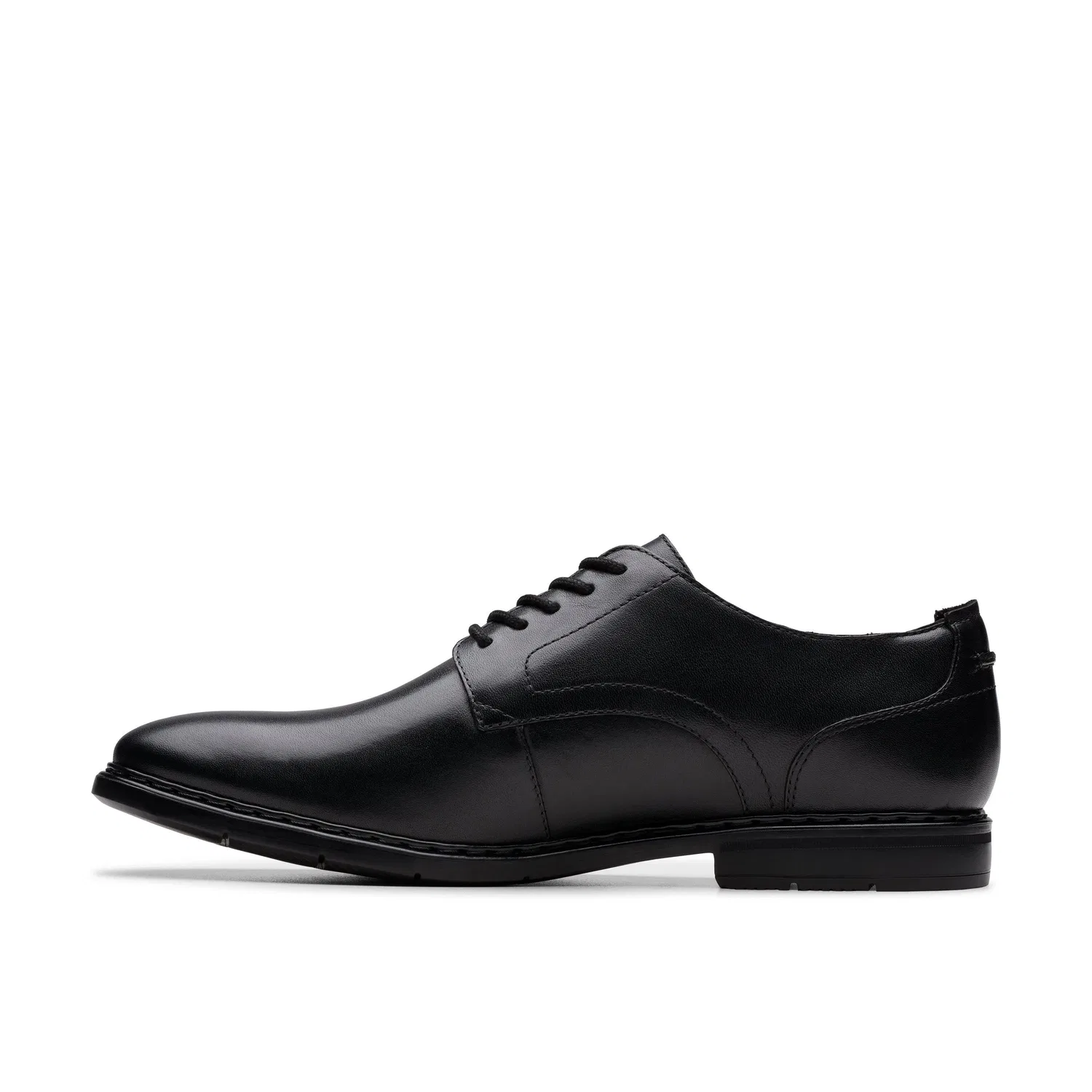 Дерби из кожи Banbury Derby Clarks, черный — фото 2