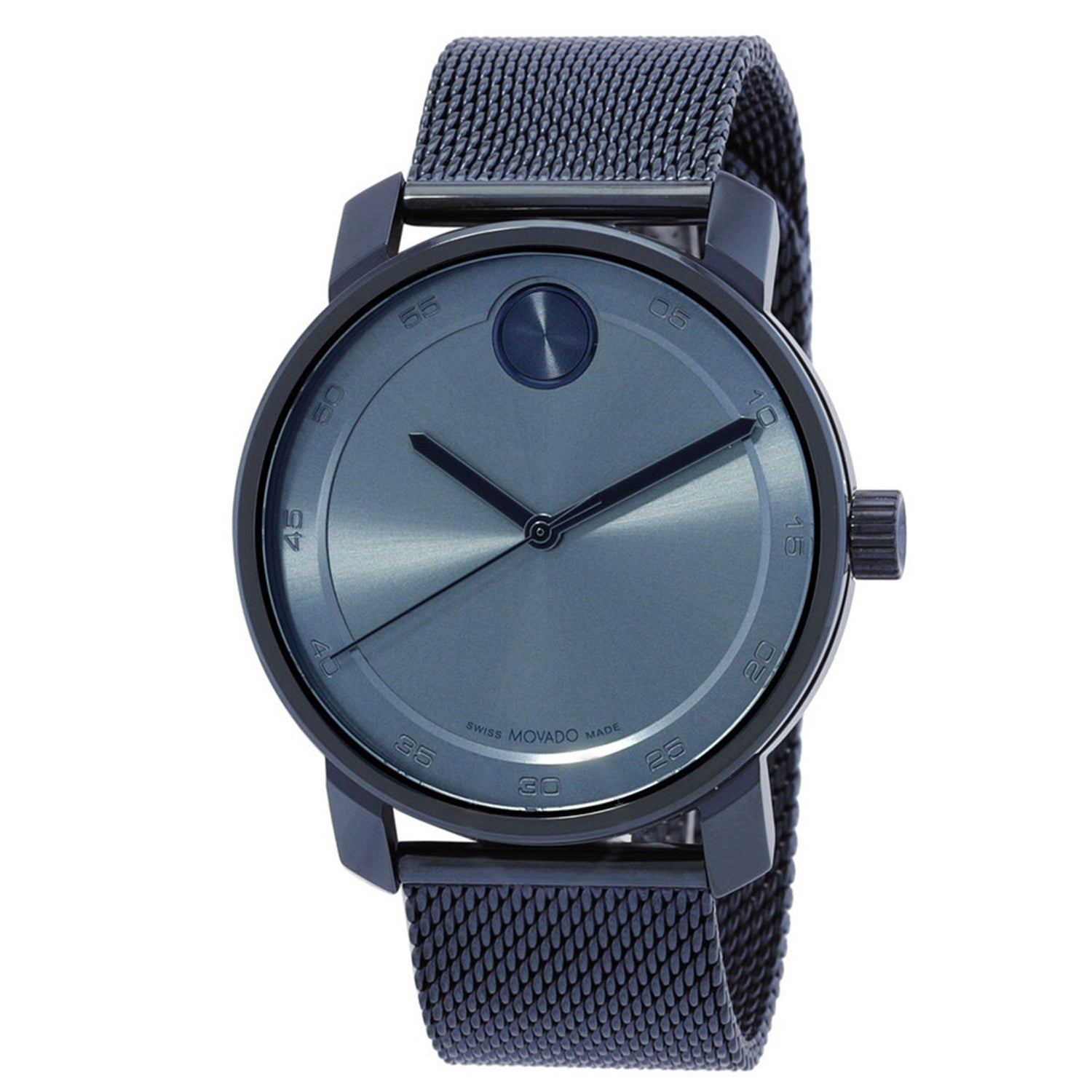 

Мужские часы Movado Bold с синим циферблатом