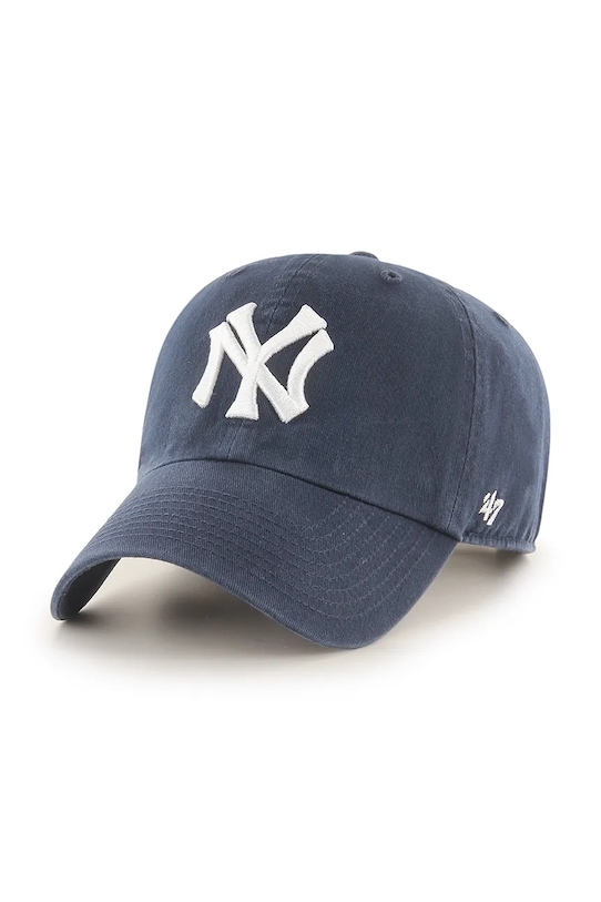 

Бейсболка с козырьком хлопковая MLB Cooperstown New York Yankees 47 Brand, темно-синий