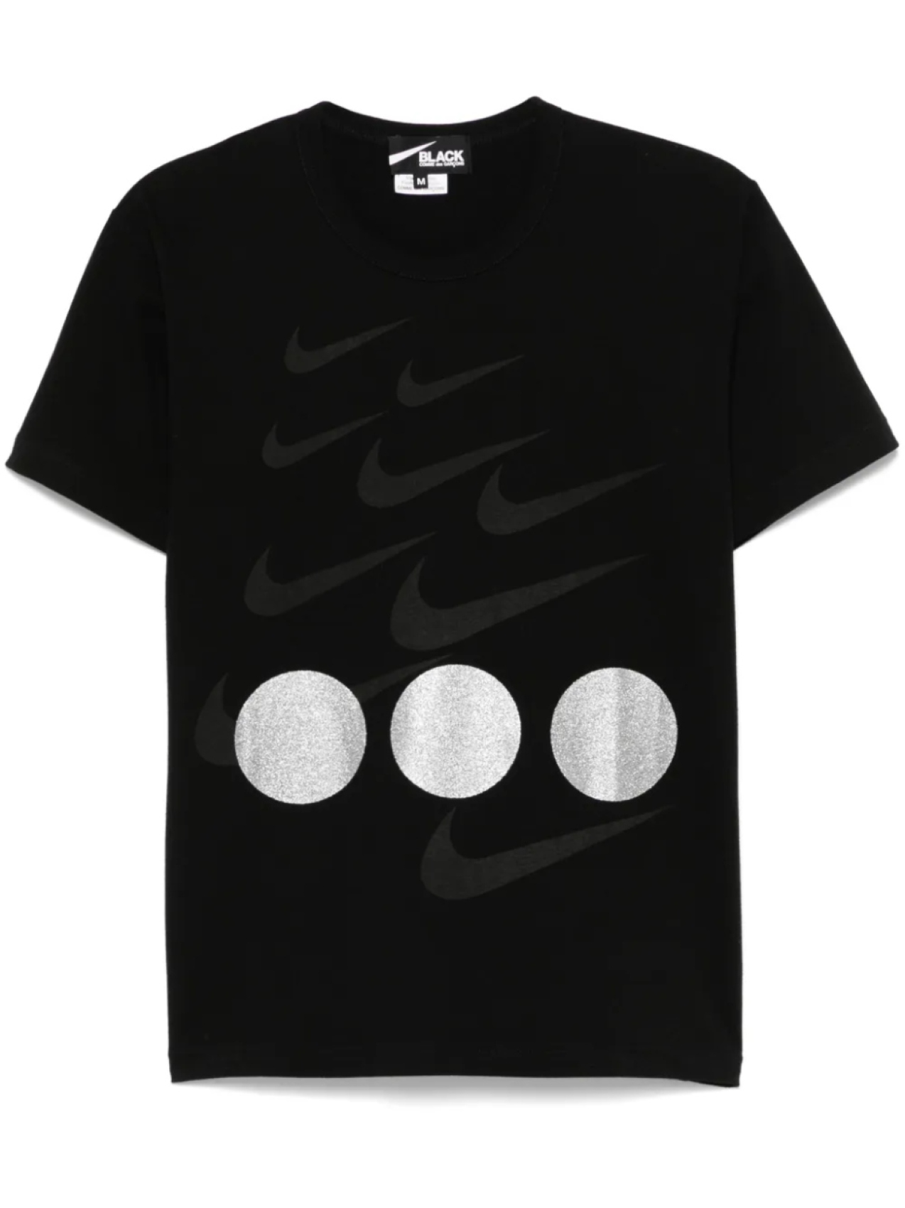 

Футболка с принтом логотипа X Nike Black Comme Des Garçons, черный