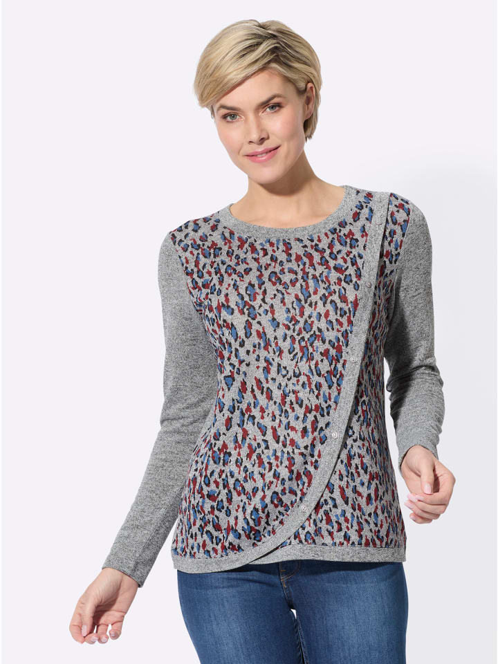 

Рубашка с длинными рукавами серого меланжевого цвета WITT WEIDEN