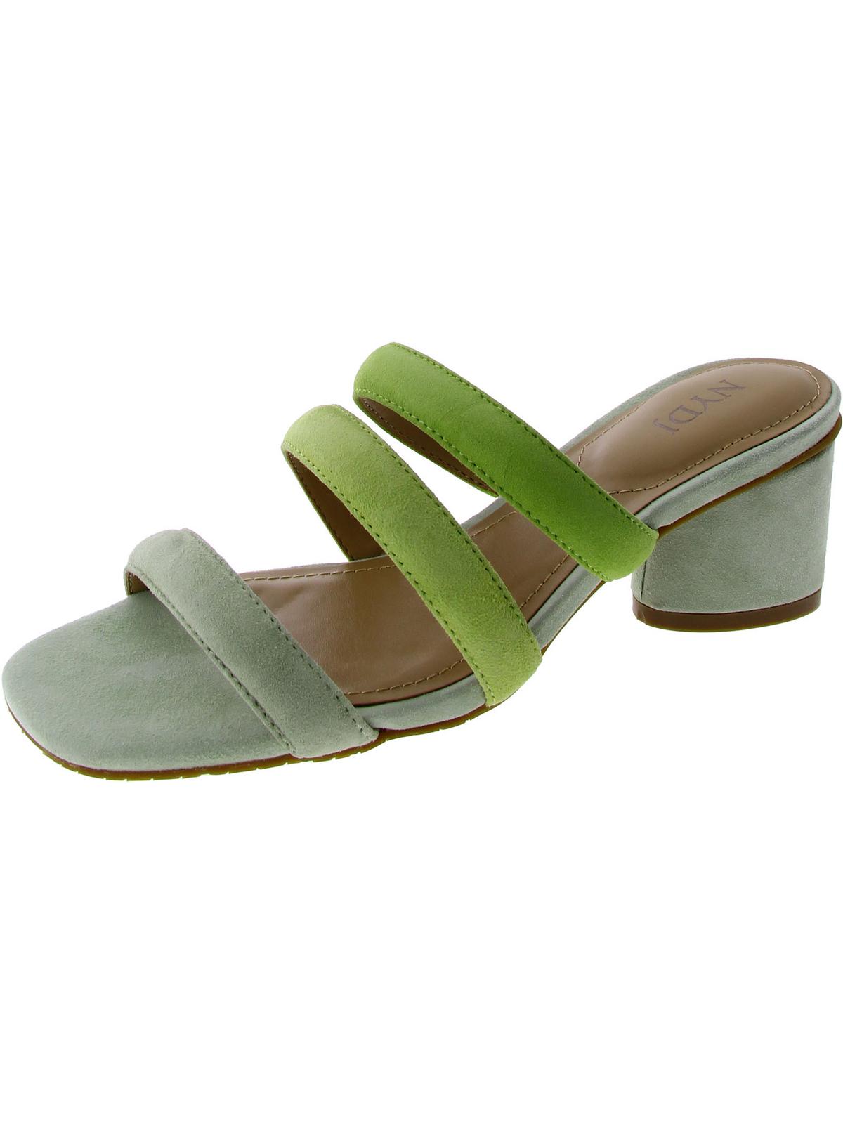 

Женские парусиновые шлепанцы Giacomo NYDJ, цвет Pale Green Suede