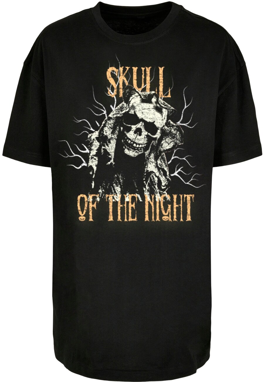 

Топ оверсайз Merchcode Oversized Shirt Halloween - Skull Of The Night, черный