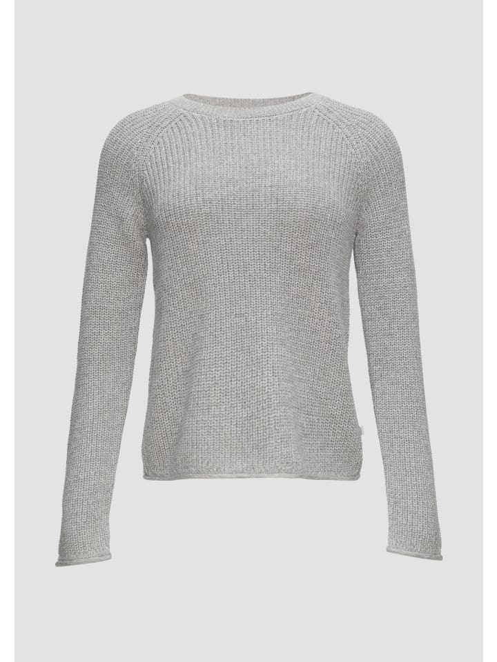 

Вязаный свитер цвета 9400_серый меланж QS