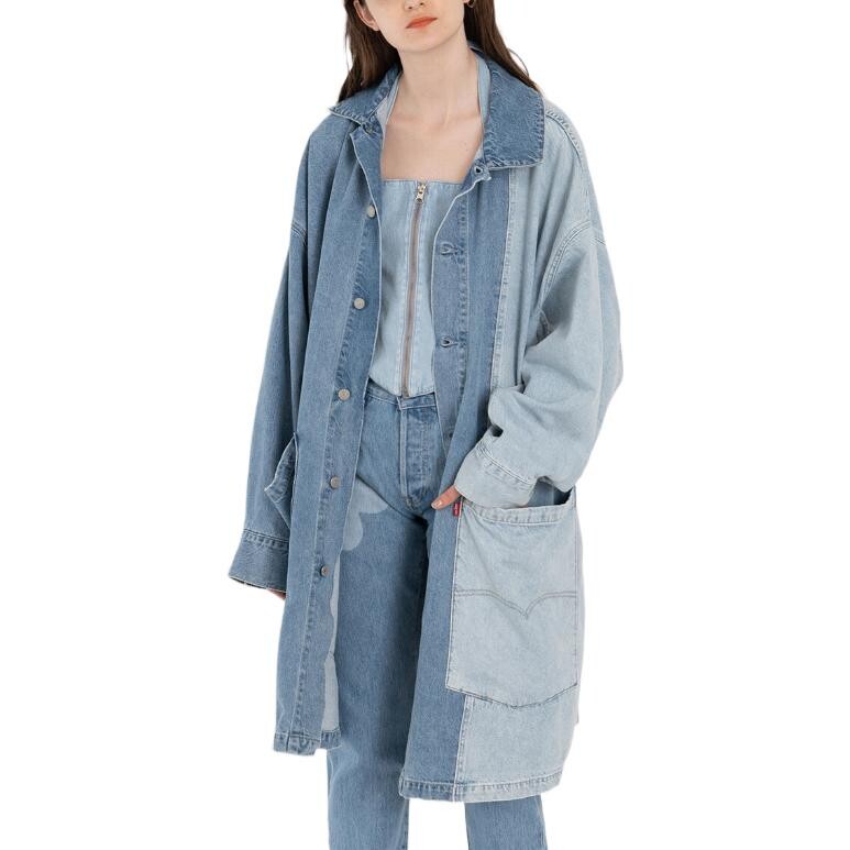 Женская джинсовая куртка Levi's levi’s, цвет Blue — фото 3