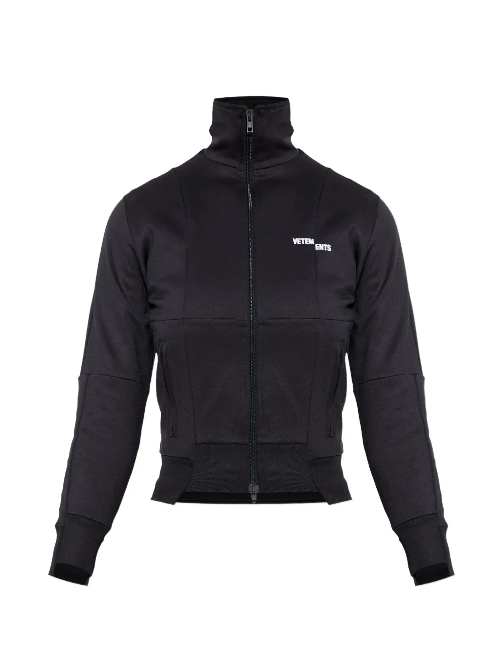 

Толстовка на молнии с логотипом Vetements, черный