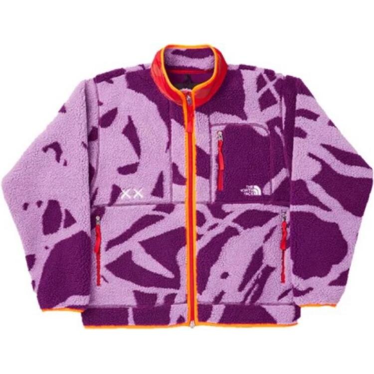 

Мужская куртка Kaws X Purple The North Face, фиолетовый