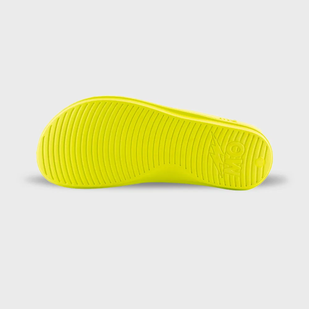 Мужские лаймовые восстанавливающие слайды Mo Slide от Mo Sports — фото 3