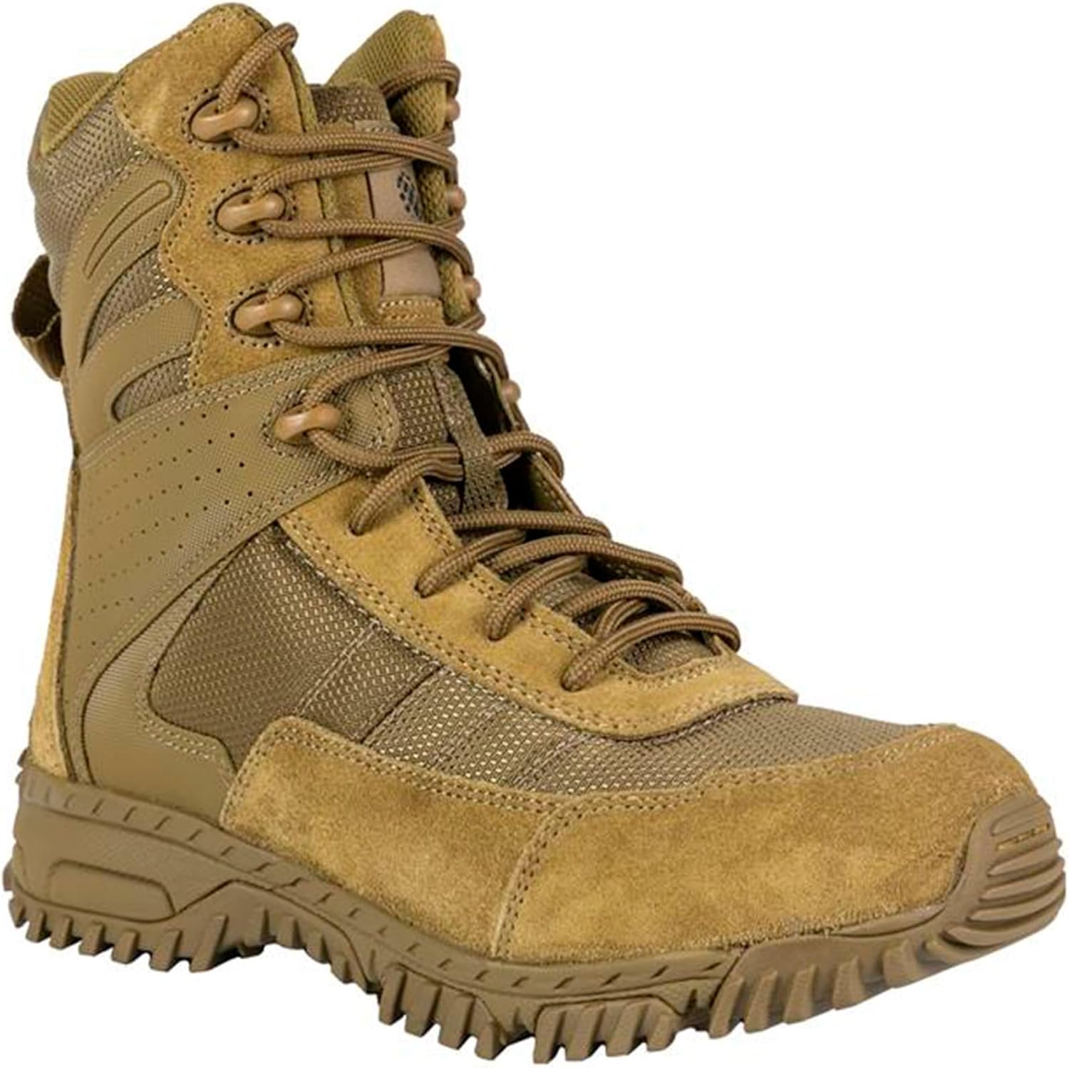 Ботинки Altama Unisex Vengeance SR 8 с боковой молнией, Легкие ботинки из натуральной кожи с текстильной подкладкой и язычком с жилеткой, 11.5 Women/10 Men Coyote — фото 2