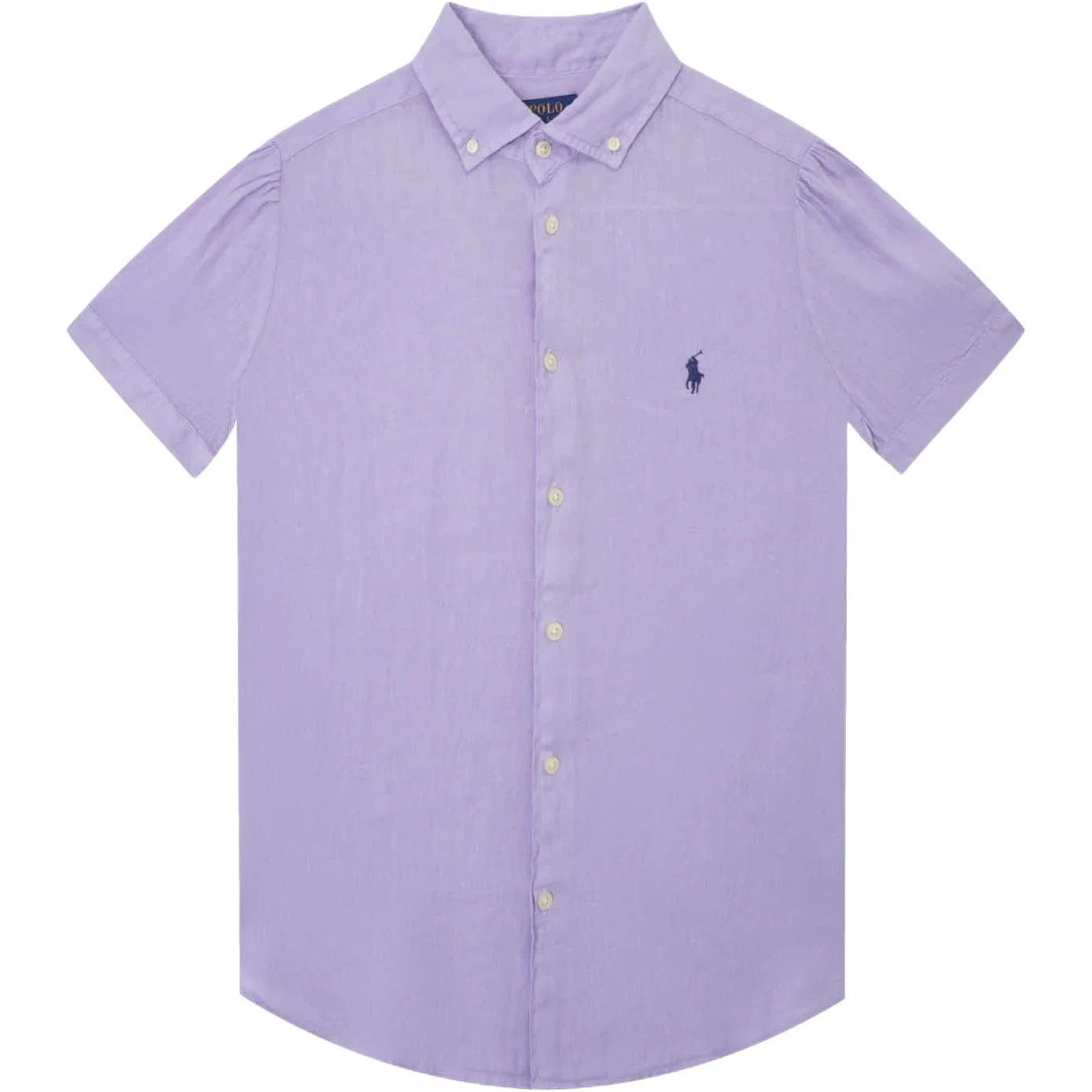 Рубашка женская с отложным воротником Polo Ralph Lauren фиолетовая