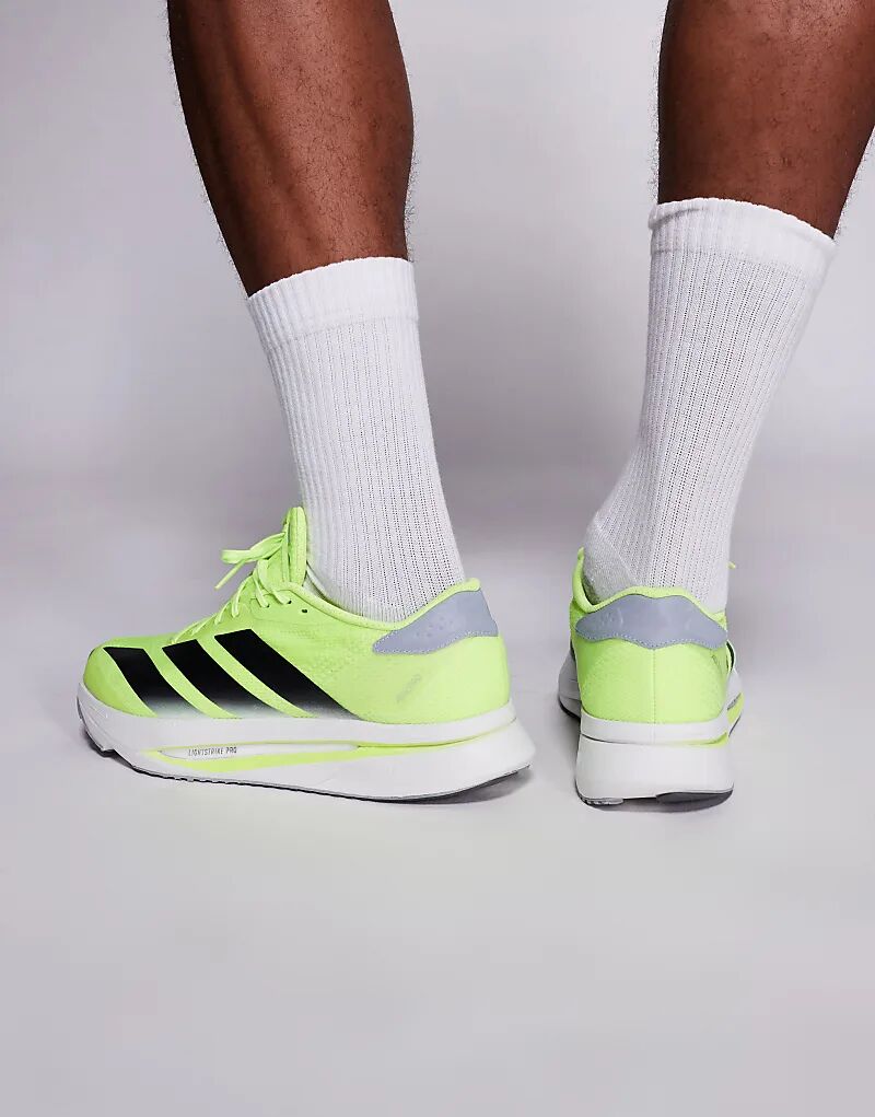 Кроссовки adidas Running Adizero SL2 желтого и черного цветов Adidas Performance — фото 2