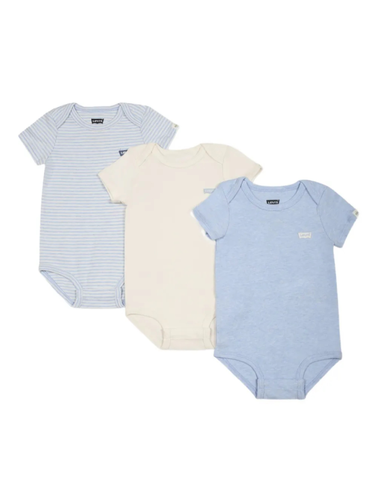 

Боди с логотипом Levi's Kids (набор из 3 шт.), синий