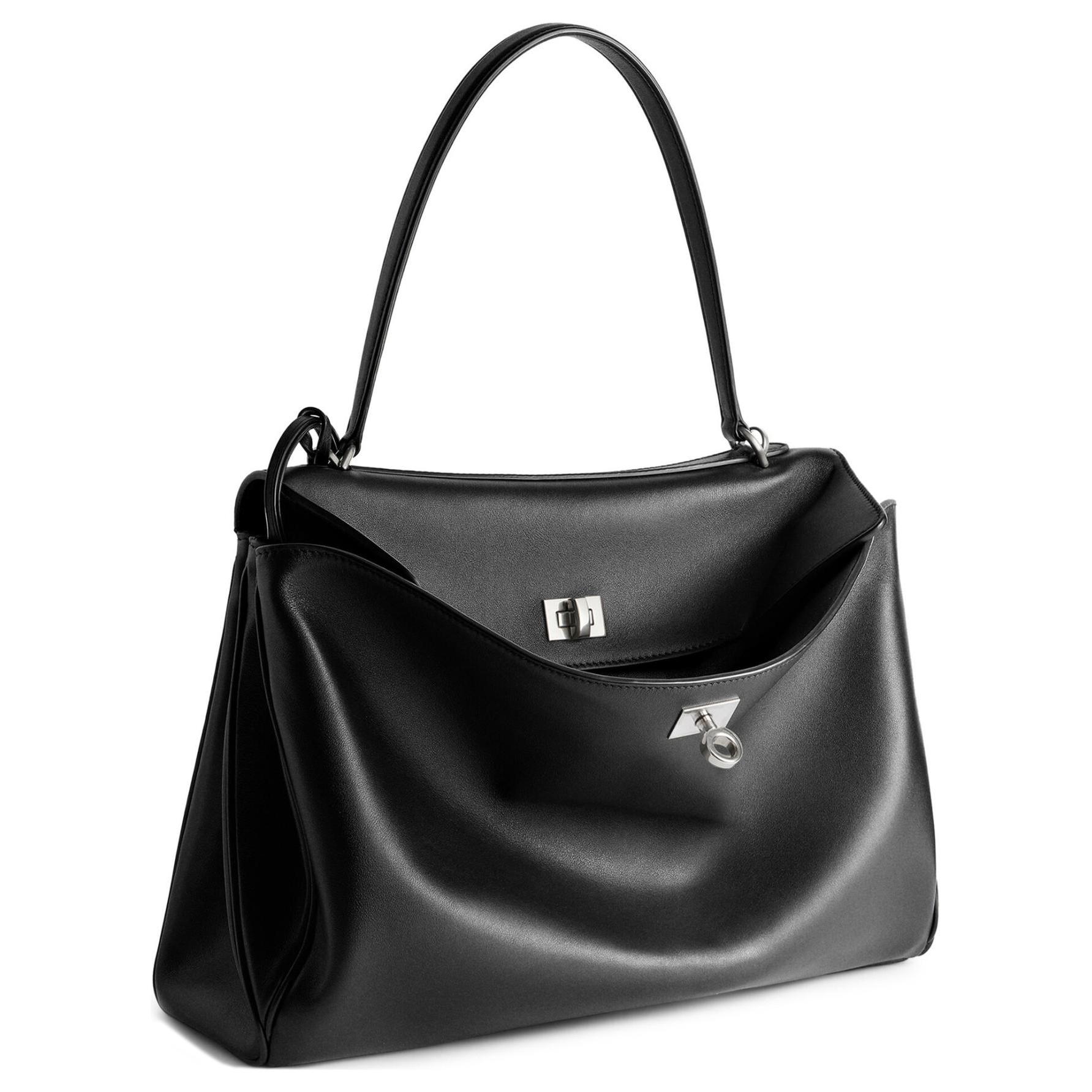 Средняя сумка-тоут Balenciaga с верхней ручкой из телячьей кожи Rodeo — фото 2