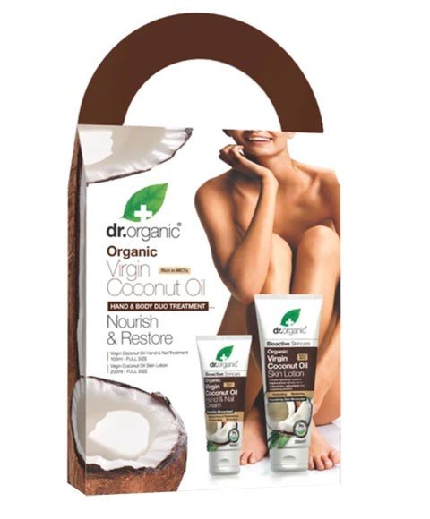 

Крем для рук и ногтей Dr. Organic Coconut 100 мл + лосьон для тела 200 мл Dr.Organic