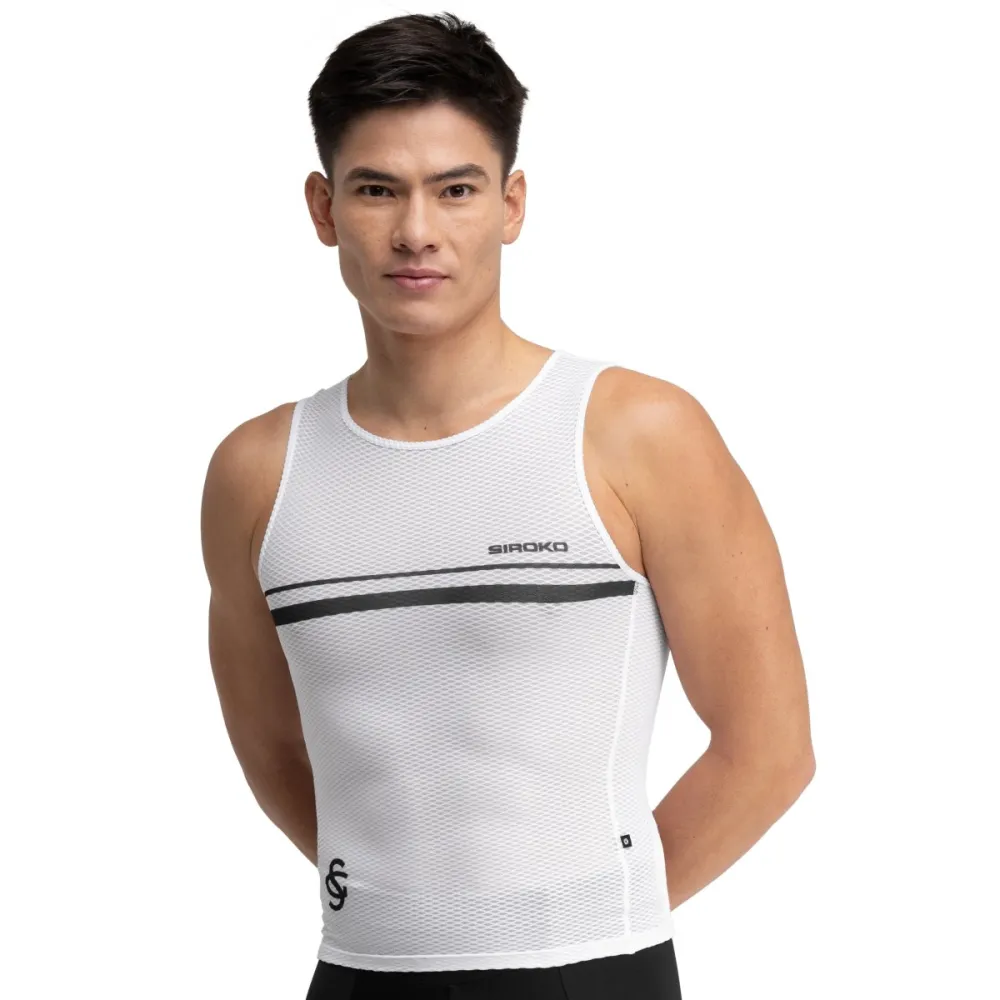 

Базовый слой Siroko SC BL Capitán sleeveless, белый