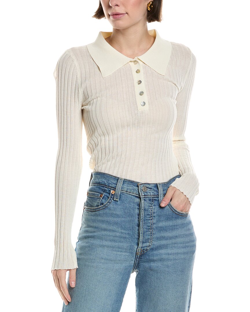 

HL Affair Плетеная рубашка, белый