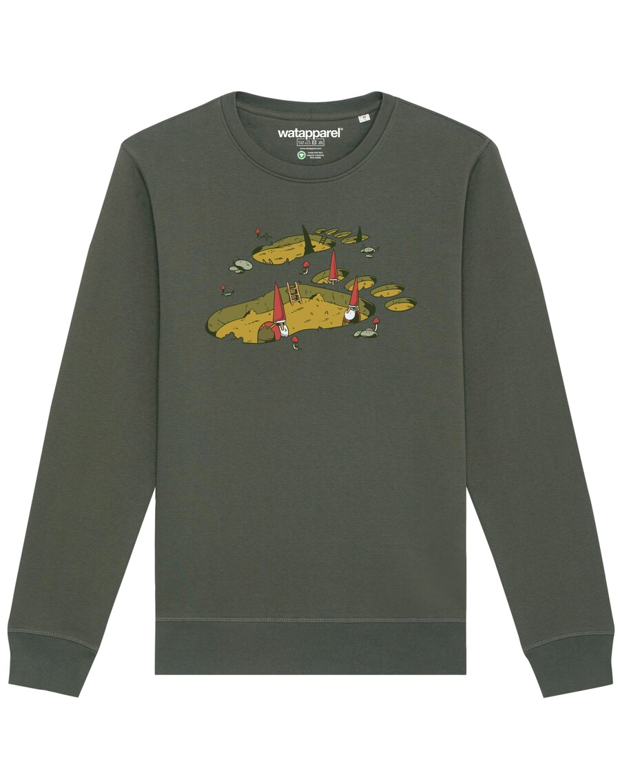 

Свитер Watapparel Sweatshirt Gnome Footprint, хаки