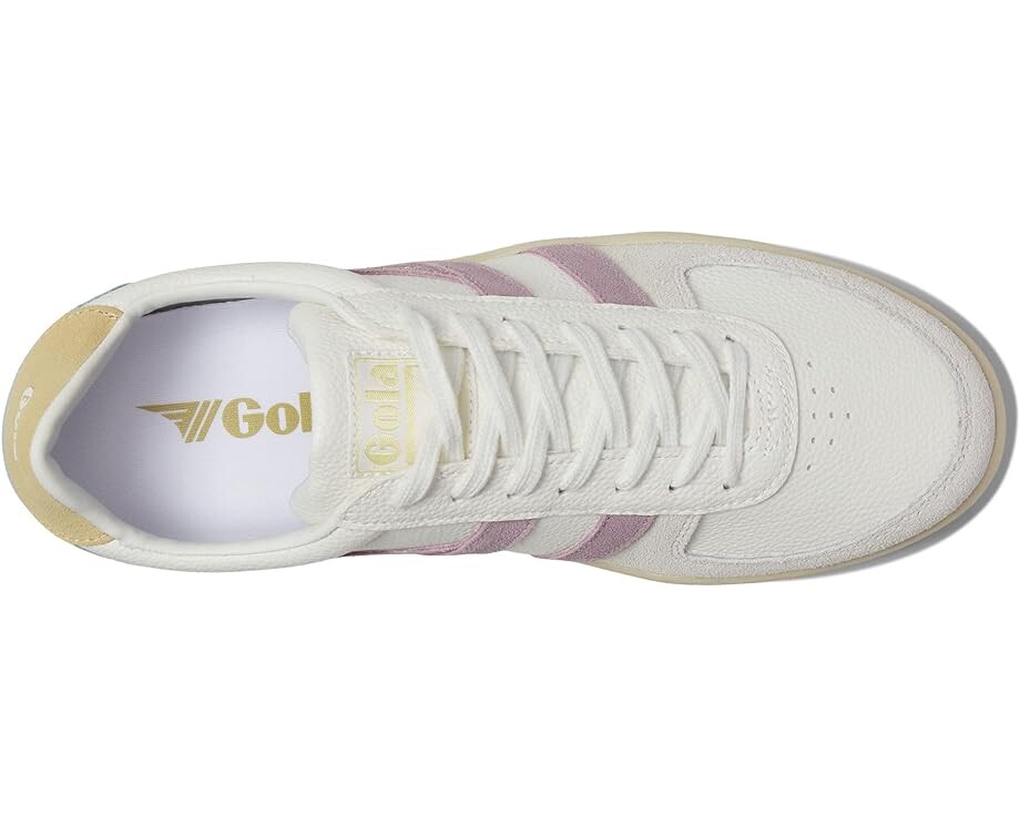 Кроссовки Gola Grandslam Trident, цвет White/Lily/Lemon — фото 2