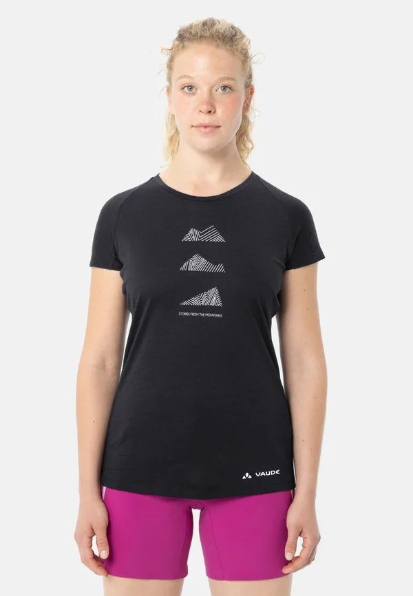 

Спортивная футболка tekoa Vaude, Black, Черный, Спортивная футболка tekoa Vaude, Black