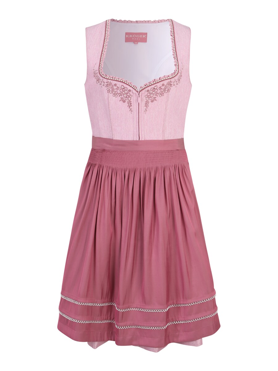 

Широкая юбка в сборку Krüger Madl, цвет Magenta/Light pink
