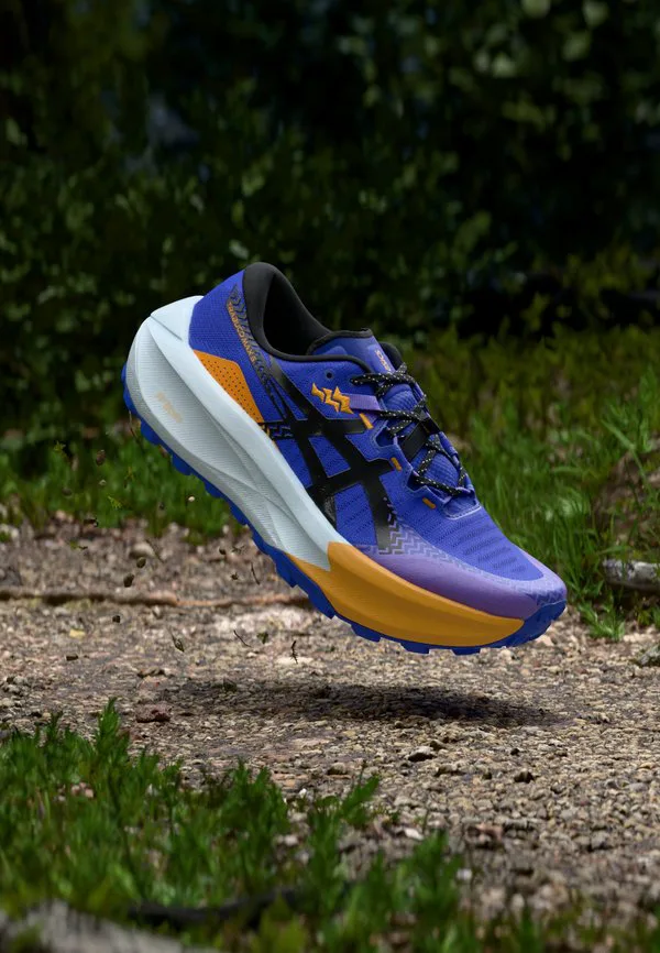 Кроссовки для трейлраннинга Asics Trabuco Max 5, сине-белые