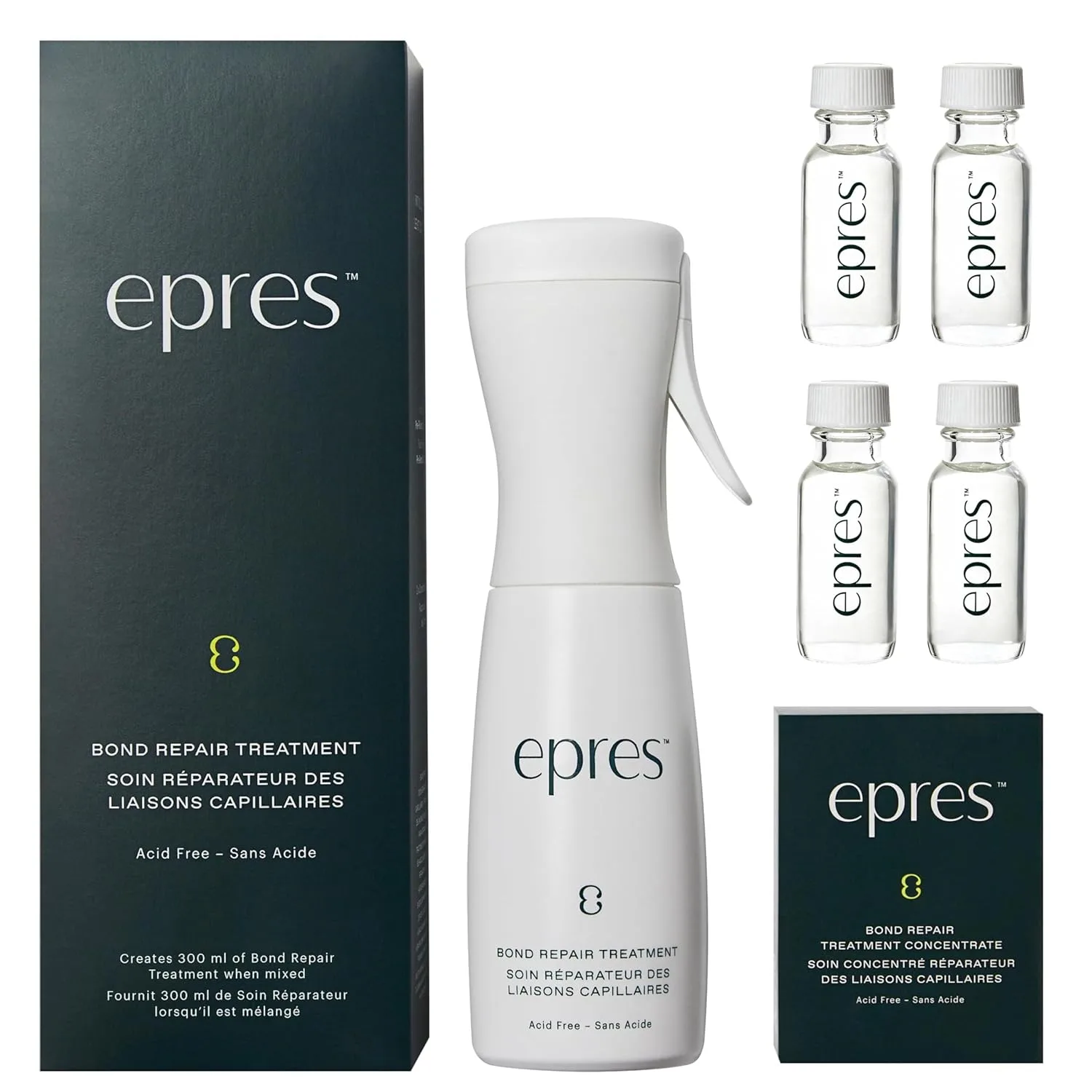 Набор Epres Bond Repair Treatment Kit + Refill (2 x 15 мл) для восстановления поврежденных волос
