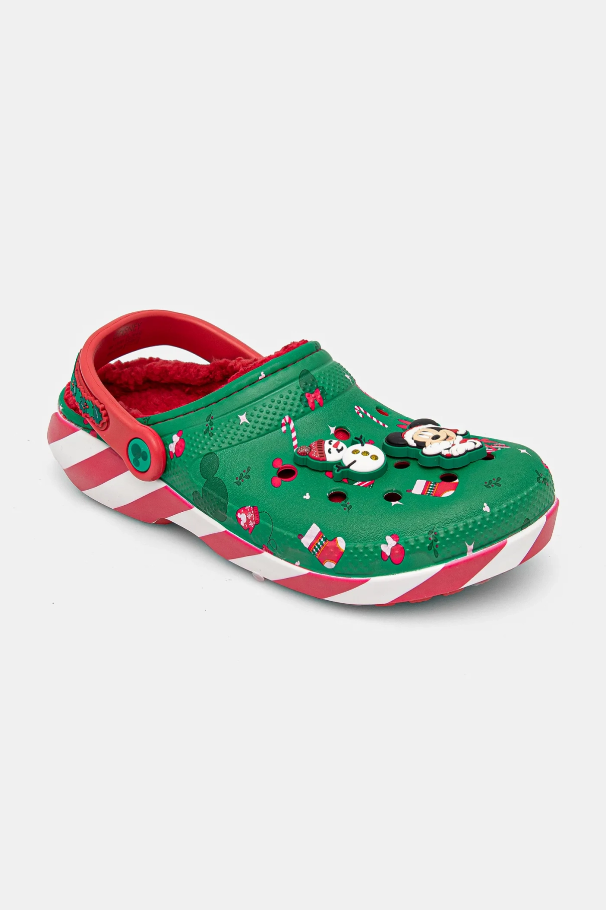 

Классические тапочки Mickey Xmas с подкладкой Crocs, зеленый
