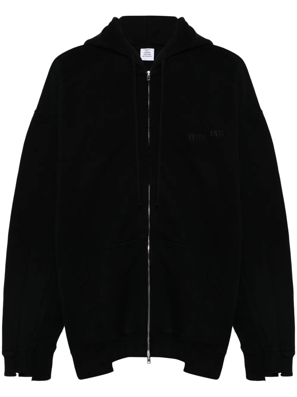 

Худи Cut Up VETEMENTS, черный