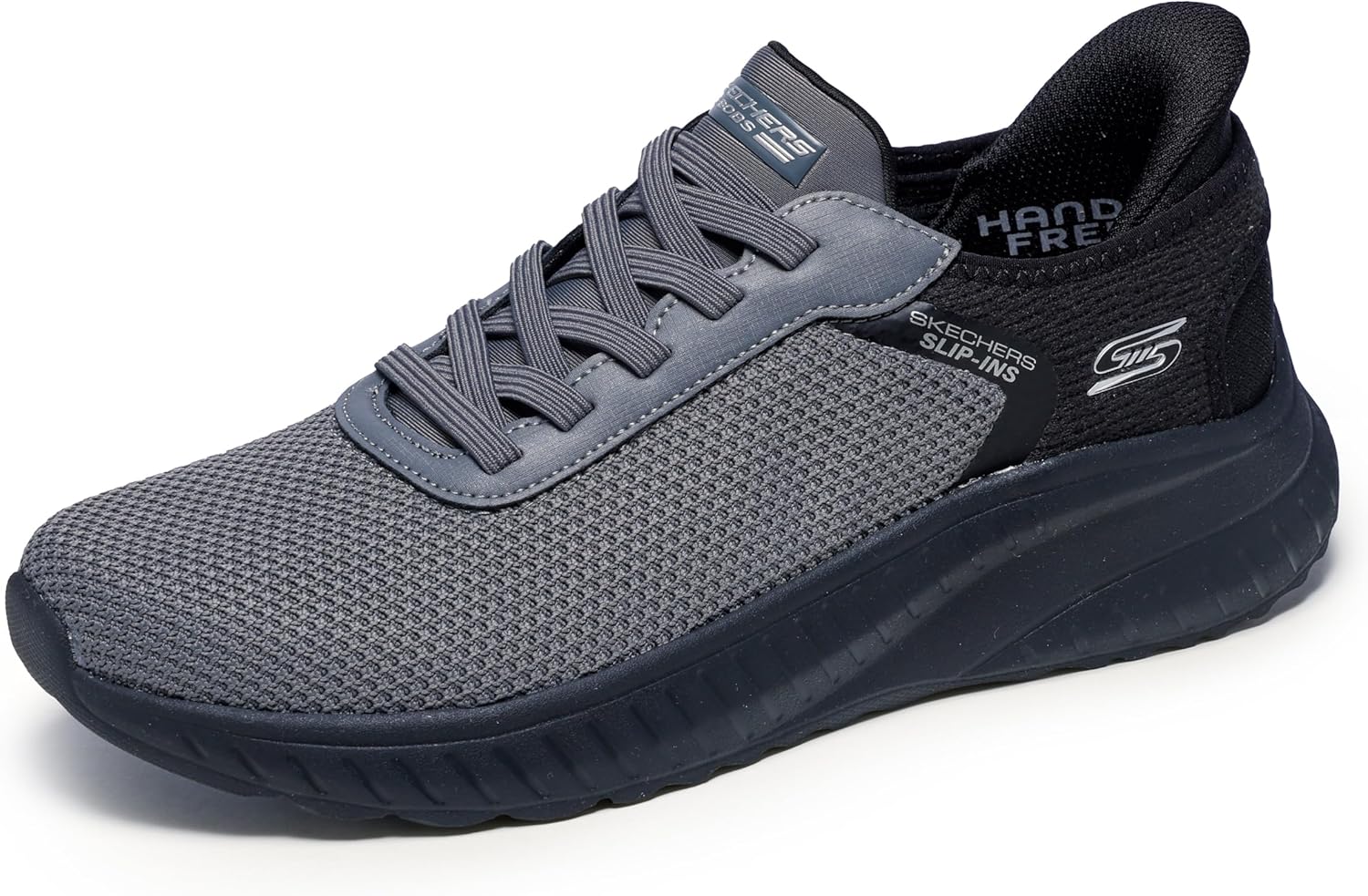 

Мужские слипоны Skechers Bobs Squad Chaos - Solid Tour, темно-серый