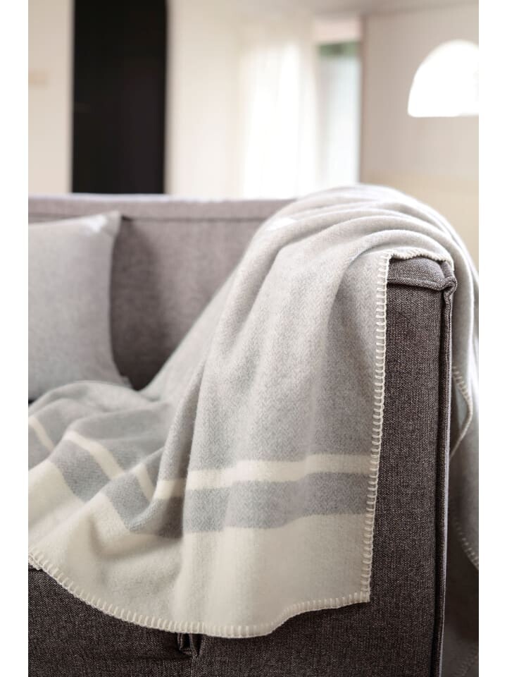 

Одеяло biederlack Wohn Wolle, цвет stripe natur