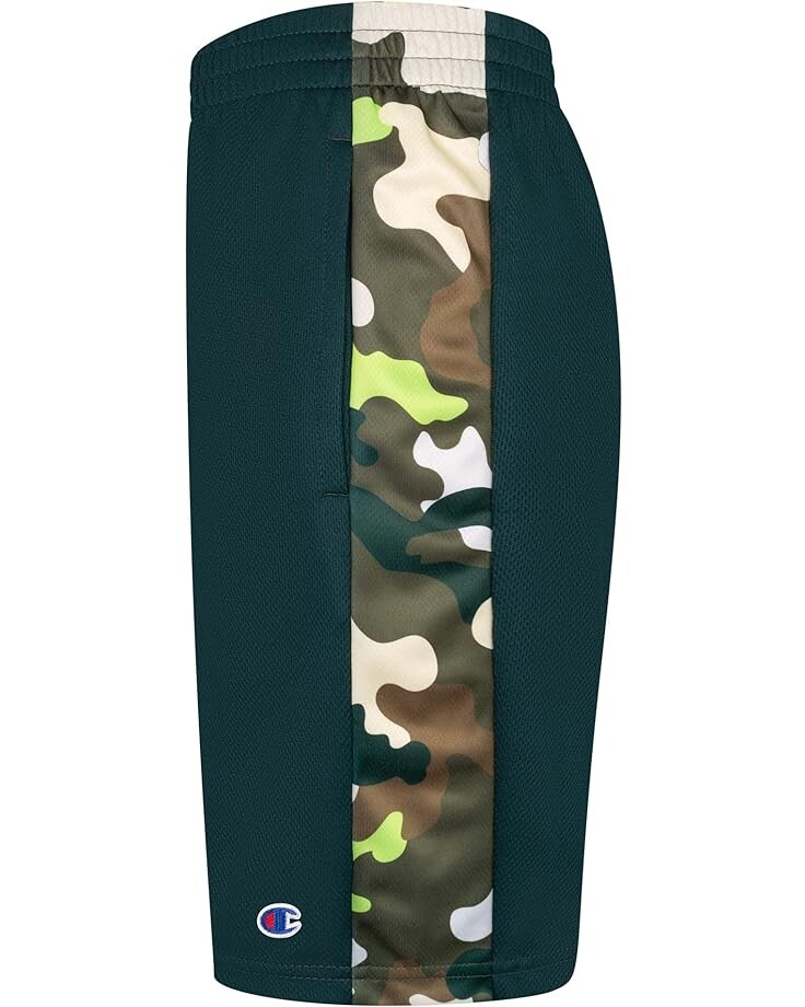 

Шорты Champion Abstract Camo Panel Mesh Shorts, цвет Lakeside Green