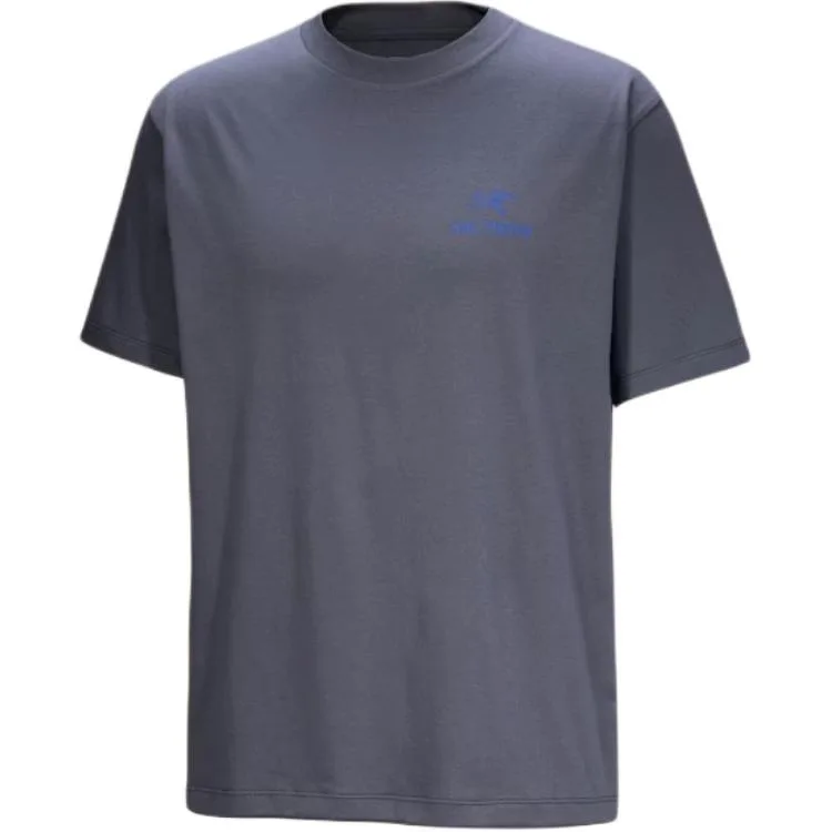 Футболка Kragg Sl из хлопка Arcteryx, Dk Stratus/Fluid