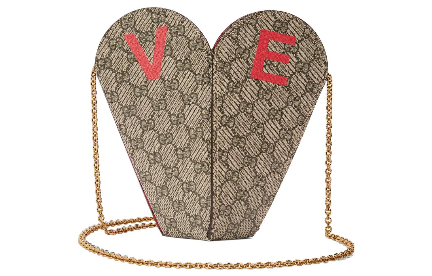 Женская холщовая сумка через плечо GUCCI: Коллекция ко Дню Святого Валентина — фото 3