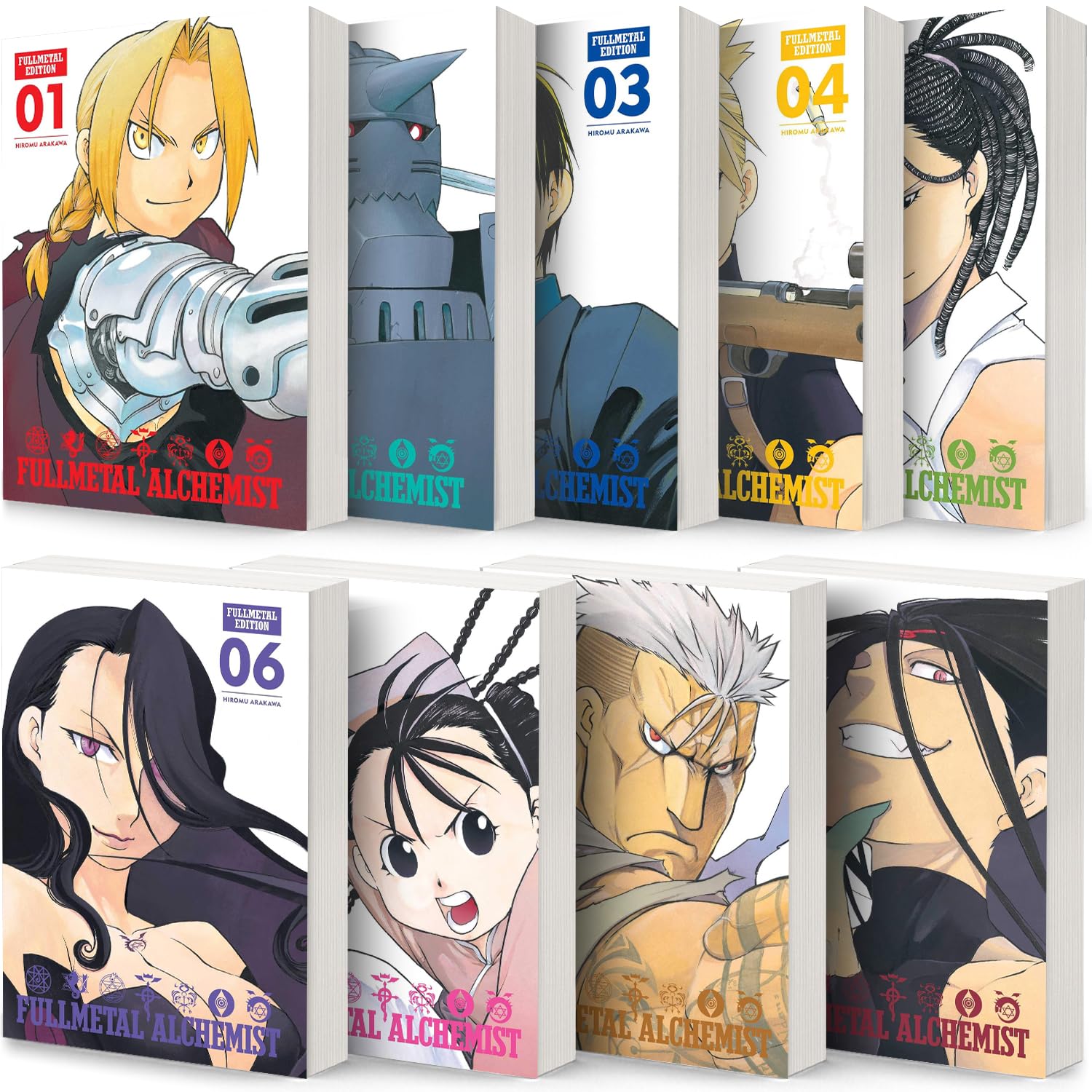 

Fullmetal Alchemist: Fullmetal Edition Manga 9-book Set Vol. 1-9 by Hiromu Arakawa (Generic)