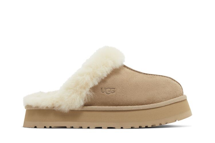 Шлепанцы UGG Wmns Disquette Slipper Sand, желто-коричневый