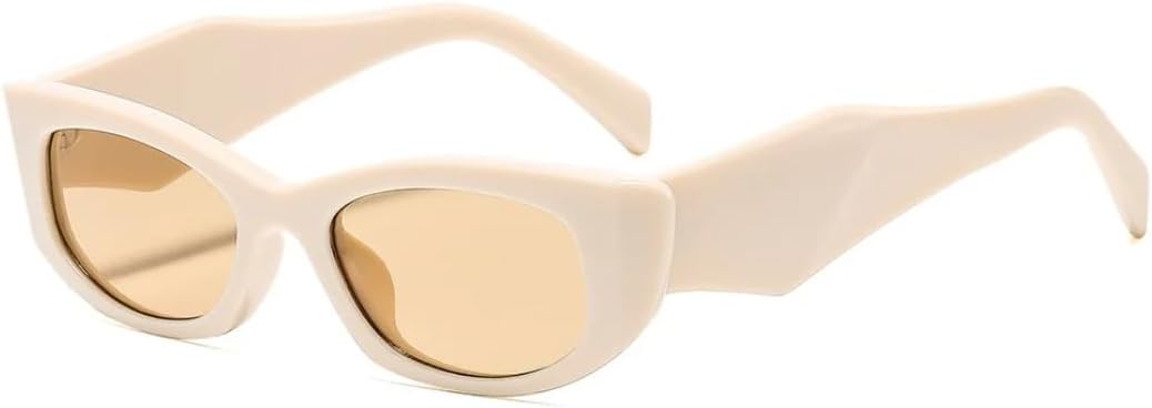 

Ретро-солнцезащитные очки «кошачий глаз» в черепаховой оправе, женские, с оригинальной нестандартной оправой, универсальные, мужские очки с защитой от УФ-излучения UV400 UATXTAU, Beige