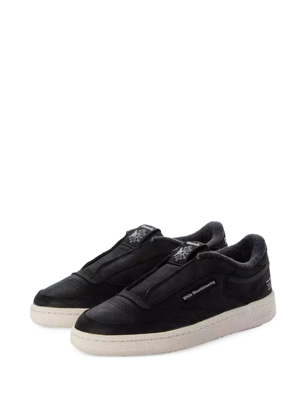Кроссовки Club C 85 Black/Chalk/Grey из коллаборации с White Mountaineering REEBOK, черный — фото 2