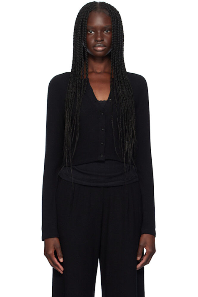 

Черный кардиган Lauren Crop II LESET