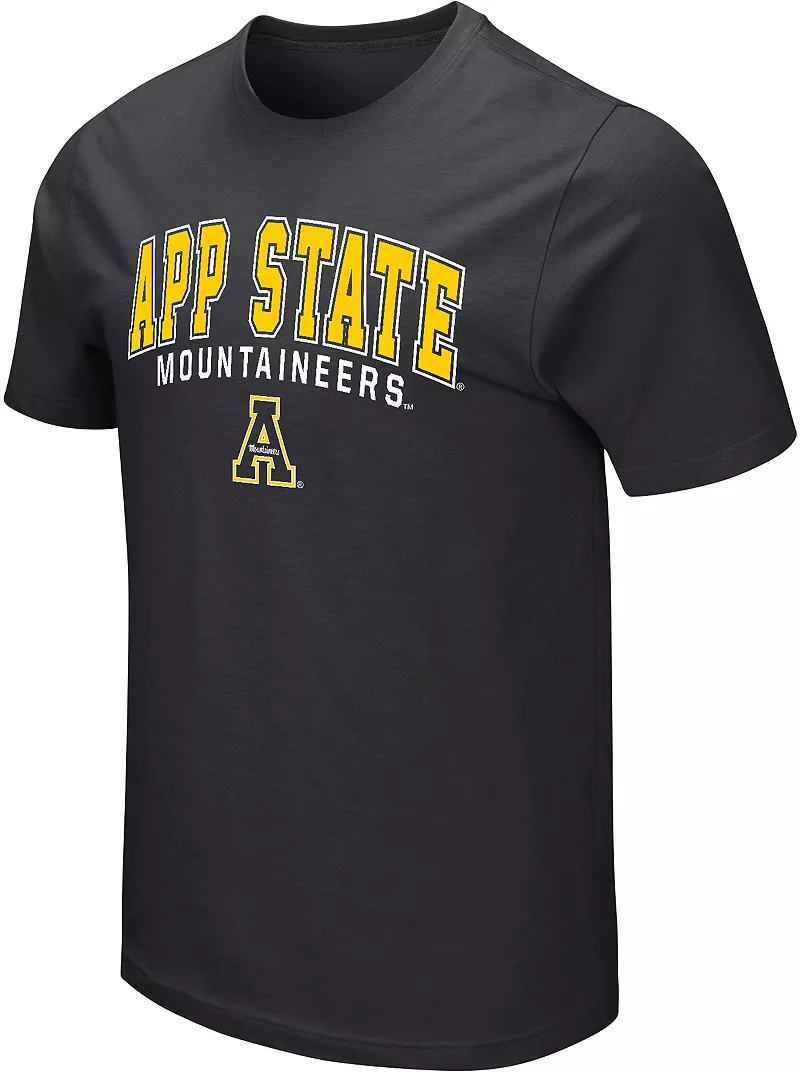 

Мужская черная футболка Colosseum Appalachian State Mountaineers