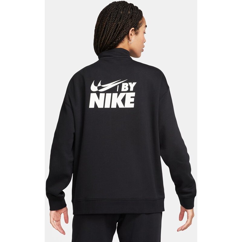 Рубашка спортивная свободного покроя с молнией 1/4 из флиса Nike, мультиколор — фото 2