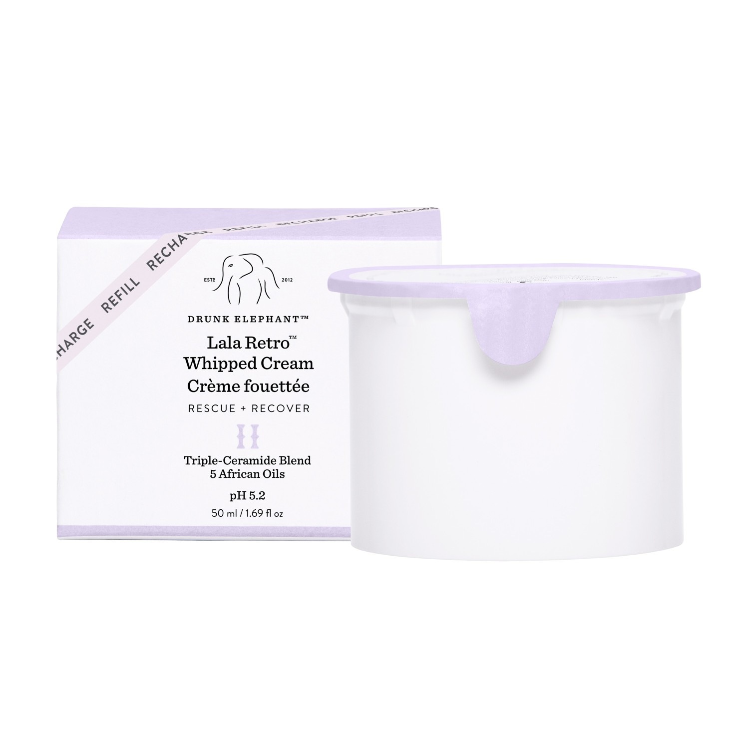 Сыворотка Drunk Elephant — Lala retro whipped cream , объем - refill, 50 мл — фото 3