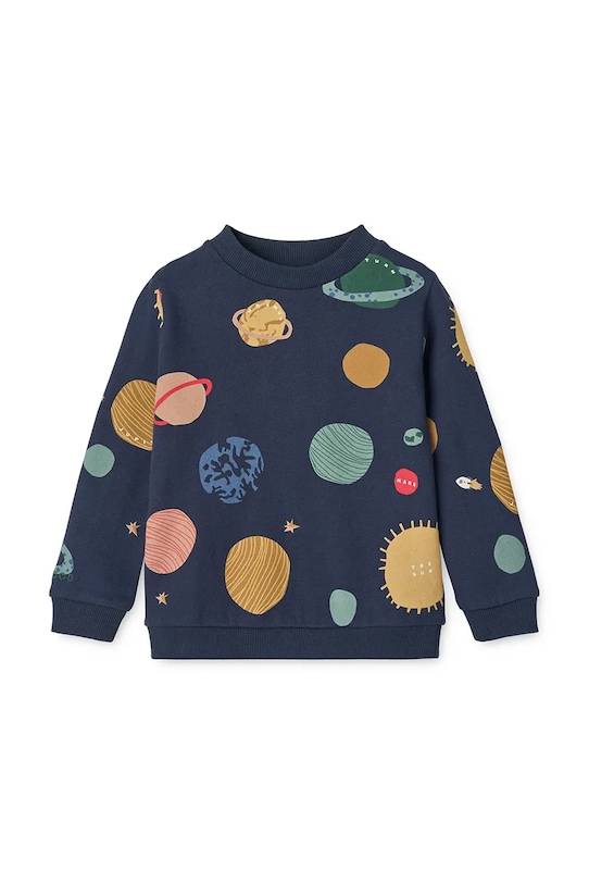 

Детская хлопковая толстовка Thora Printed Sweatshirt Liewood, темно-синий