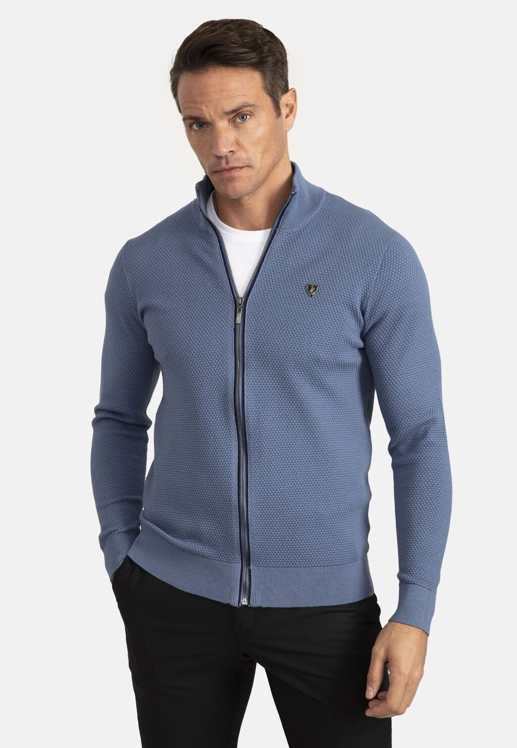 

Кардиган HONEYCOMB ZIPPER Jacey Quinn, цвет country blue