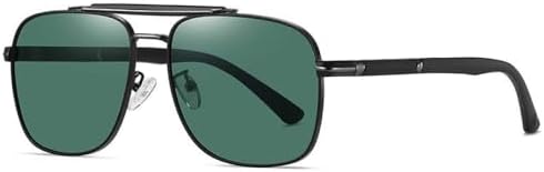 

Мужские солнцезащитные очки для женщин, солнцезащитные очки квадратной оправы, защита от УФ-излучения UV400, для вождения, рыбалки, плавания и пляжа MTZJH, 6320gun Green