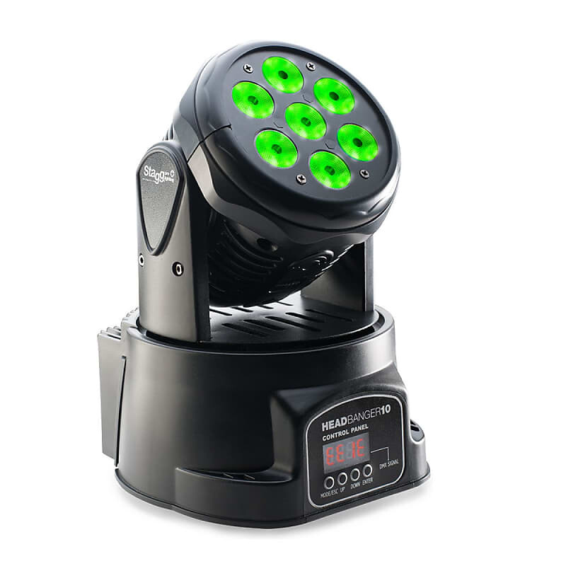 

Сценический светильник Stagg SLI MHW HB10-1 LED Head Banger Moving Head Light
