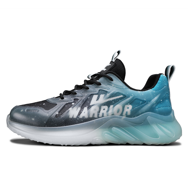 

WARRIOR Амортизирующие, противоскользящие, дышащие, низкие повседневные туфли, мужские, черного и синего цветов