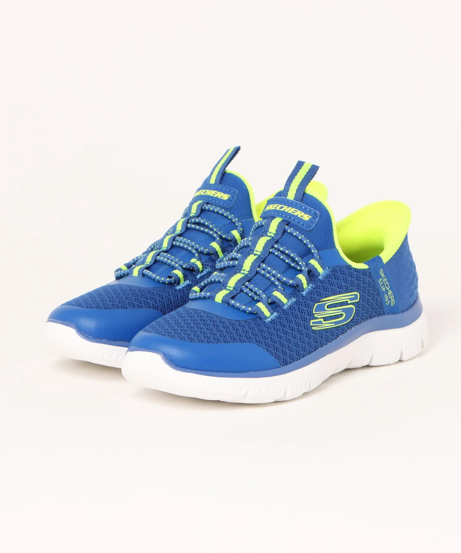 Детские слипоны с технологией Hands Free Slip-ins SUMMITS - HIGH RANGE SKECHERS синие