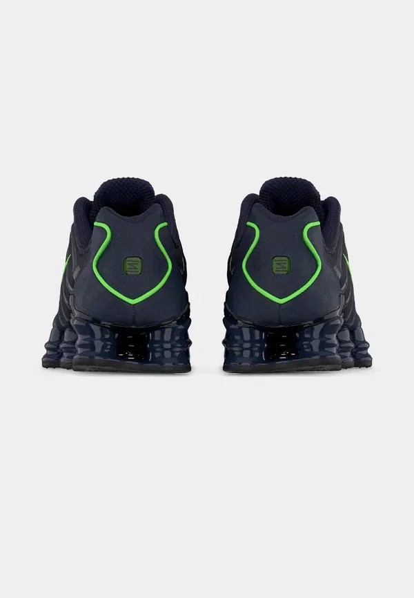 Кроссовки Nike Sportswear Shox tl, грозовой синий/черный/обсидиан/зеленый удар — фото 4