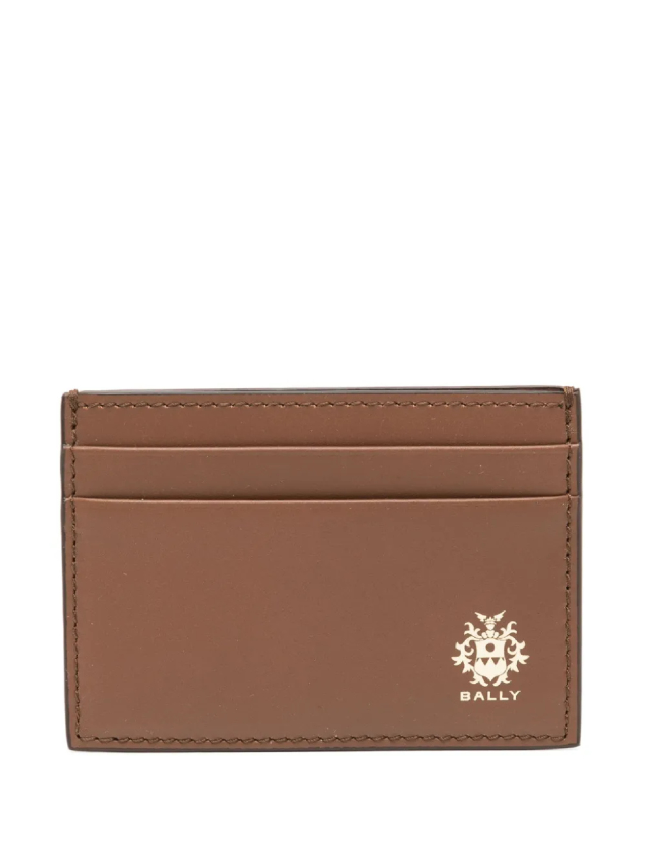 

Кожаный держатель карт Bally, коричневый